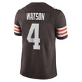 Kdoa C.Browns #4 Deshaun Watson Brown Vapor Limited Stitched Jerseys