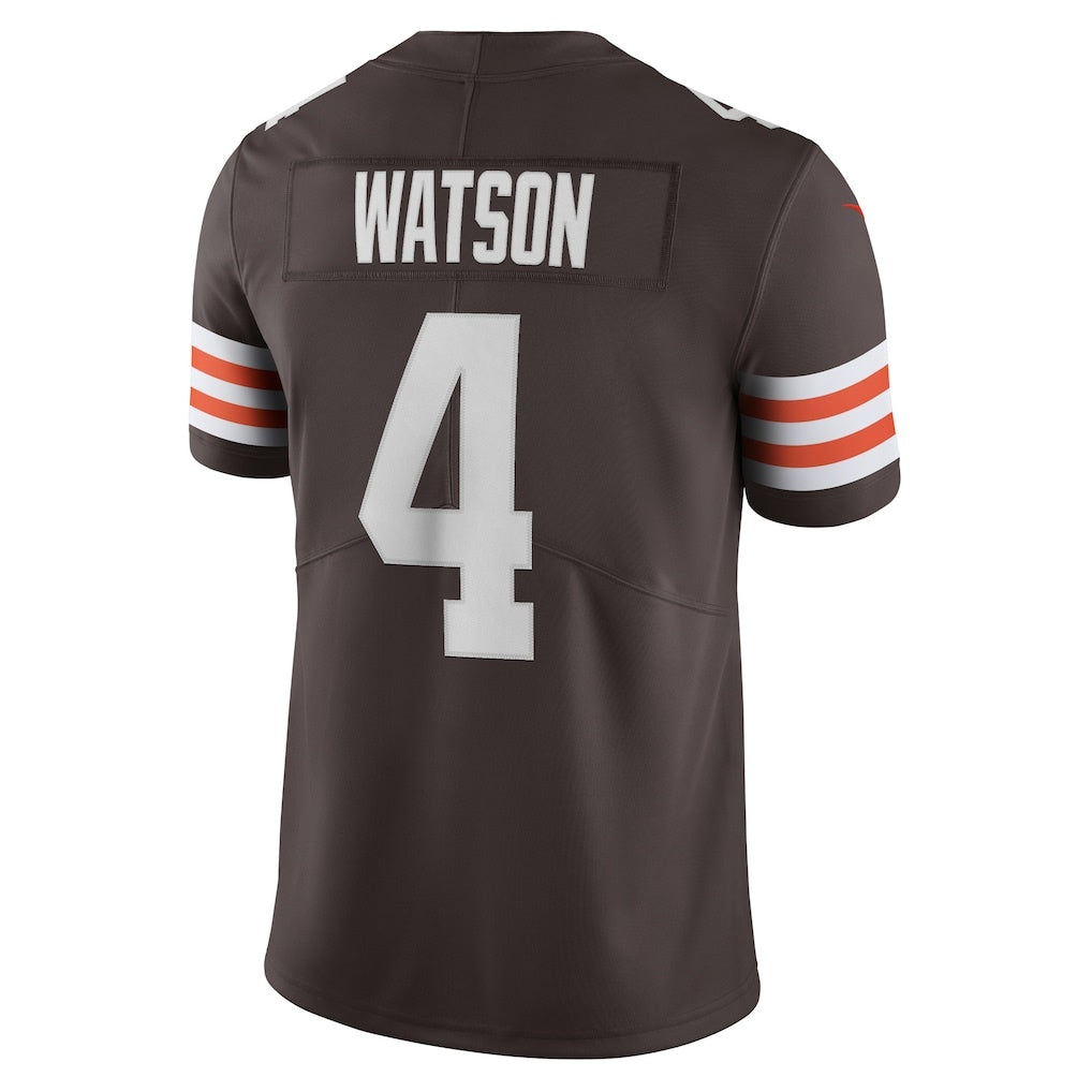 Kdoa C.Browns #4 Deshaun Watson Brown Vapor Limited Stitched Jerseys