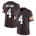 Kdoa C.Browns #4 Deshaun Watson Player Brown Color Vapor Untouchable Limited Home Game Stitched Jerseys