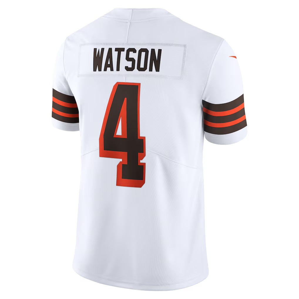 Kdoa C.Browns #4 Deshaun Watson White 2021 Alternate Vapor Limited Stitched Jerseys