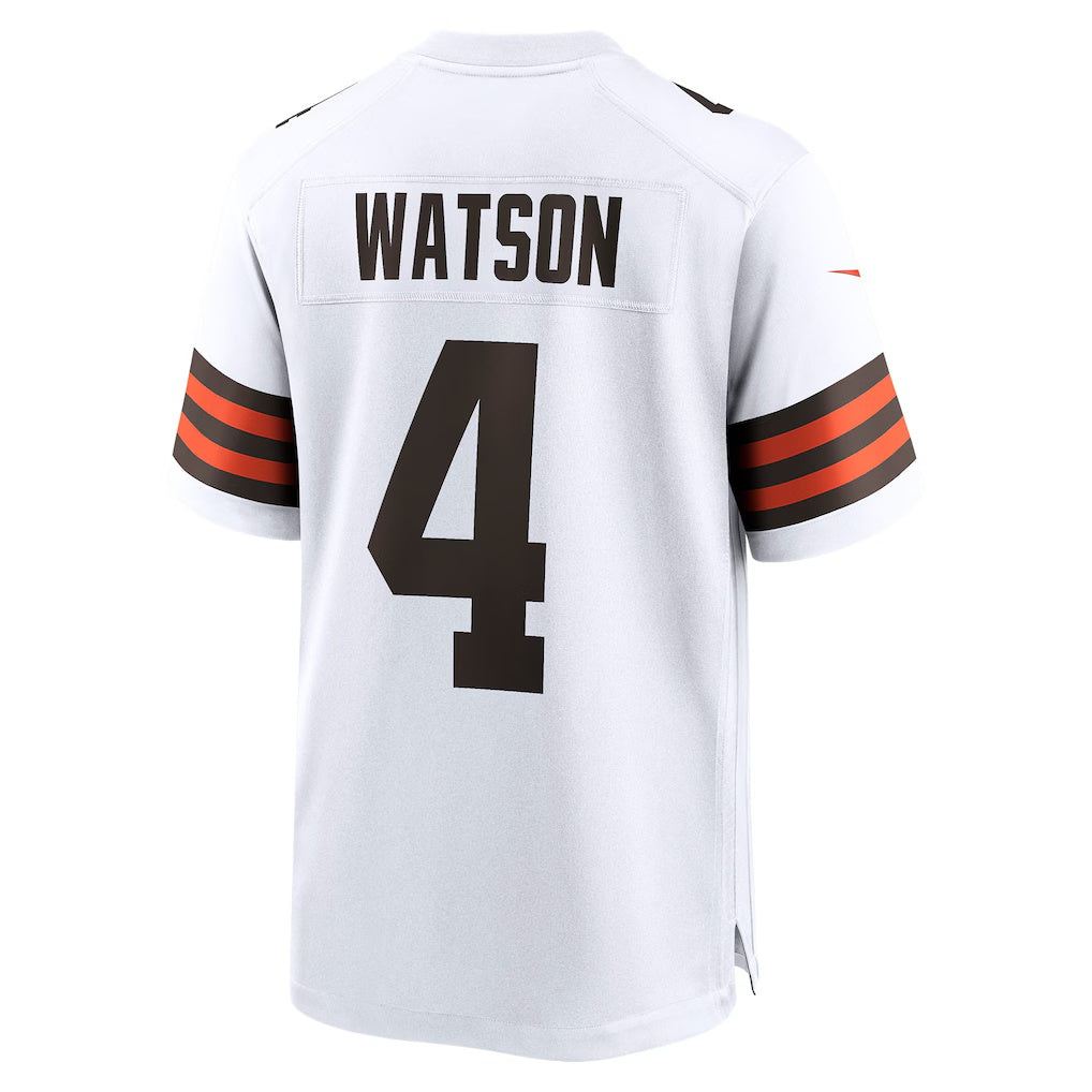 Kdoa C.Browns #4 Deshaun Watson White Game Stitched Jerseys