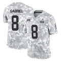 Kdoa C.Browns #8 Dillon Gabriel Player Arctic Camo Salute to Service Limited Home Game Stitched Jerseys