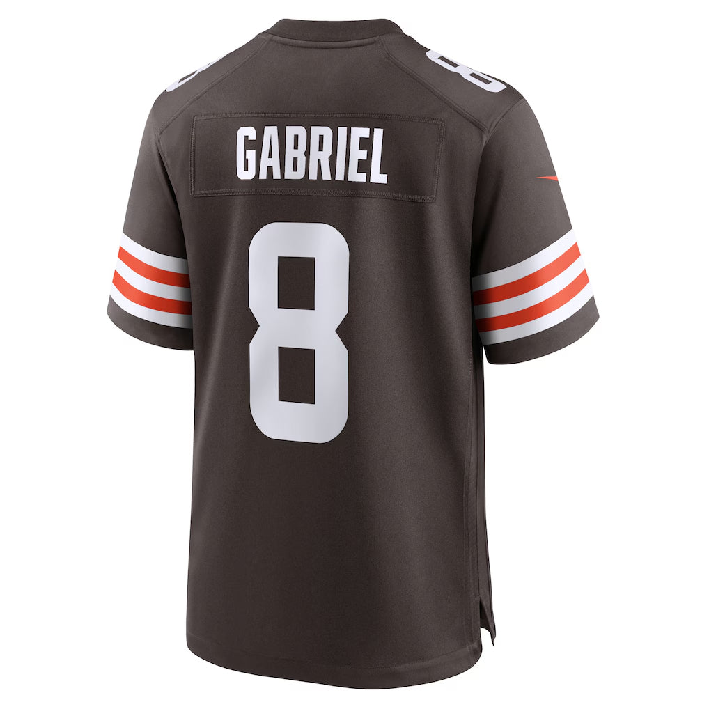 Kdoa C.Browns #8 Dillon Gabriel Player Brown Home Game Stitched Jerseys