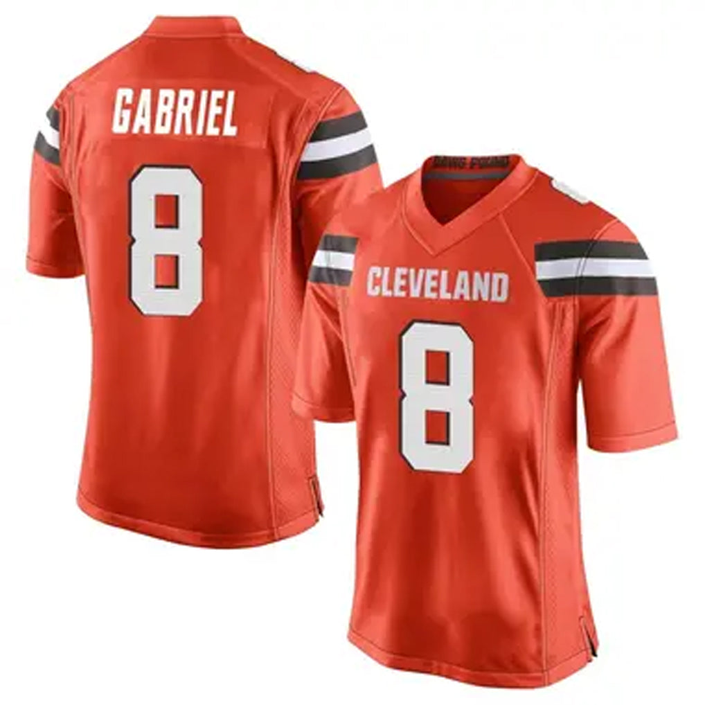Kdoa C.Browns #8 Dillon Gabriel Player Orange Game Stitched Jerseys