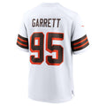 Kdoa C.Browns #95 Myles Garrett Player WHITE Alternate Game Stitched Jerseys