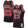 Kdoa C.Bulls #23 Michael Jordan Mitchell & Ness Black 1996-97 Hardwood Classics Authentic Jerseys