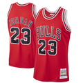 Kdoa C.Bulls #23 Michael Jordan Mitchell & Ness Scarlet 1997-98 Hardwood Classics Authentic Jerseys