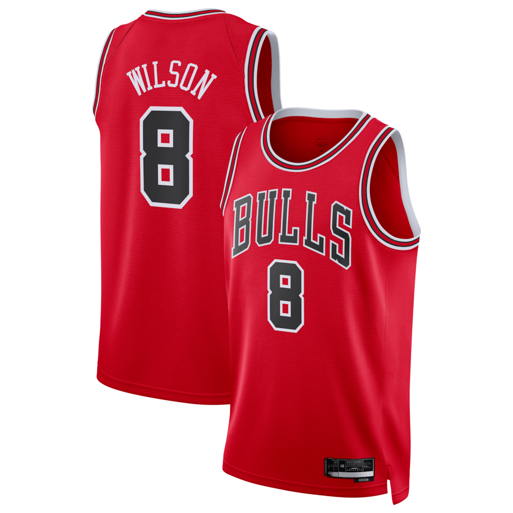 Kdoa C.Bulls #8 Caleb Wilson Red 2026 Draft Swingman Jerseys - Icon Edition