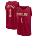 Kdoa C.Cavaliers #1 James Harden  Wine Fast Break Replica Jerseys - Icon Edition