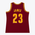 Kdoa C.Cavaliers #23 LeBron James Mitchell & Ness Wine 2015-16 Swingman Jerseys
