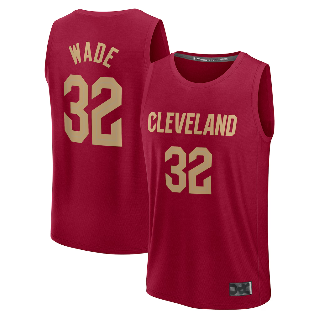 Kdoa C.Cavaliers #32 Dean Wade Wine Fast Break Player Jerseys - Icon Edition