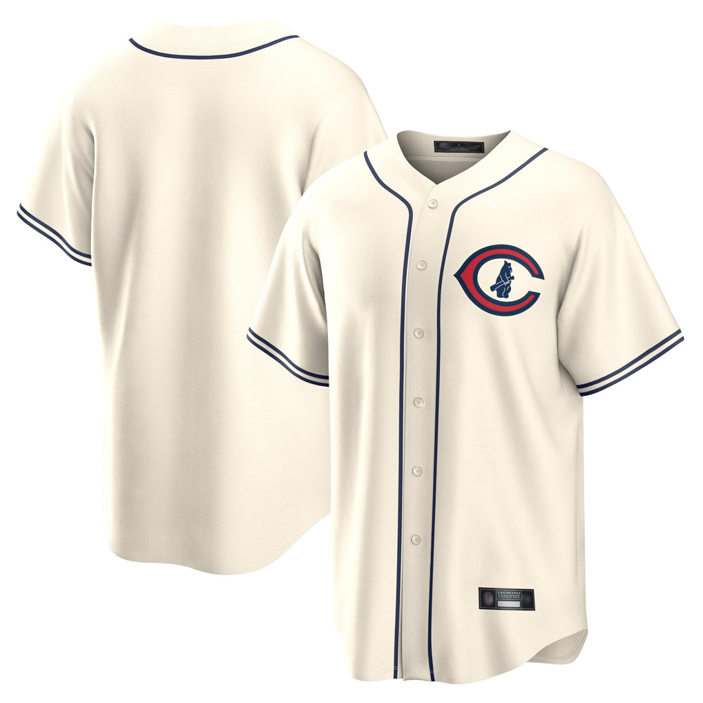 Kdoa C.Cubs Cream Field of Dreams Home Game Blank Player Stitched Jerseys
