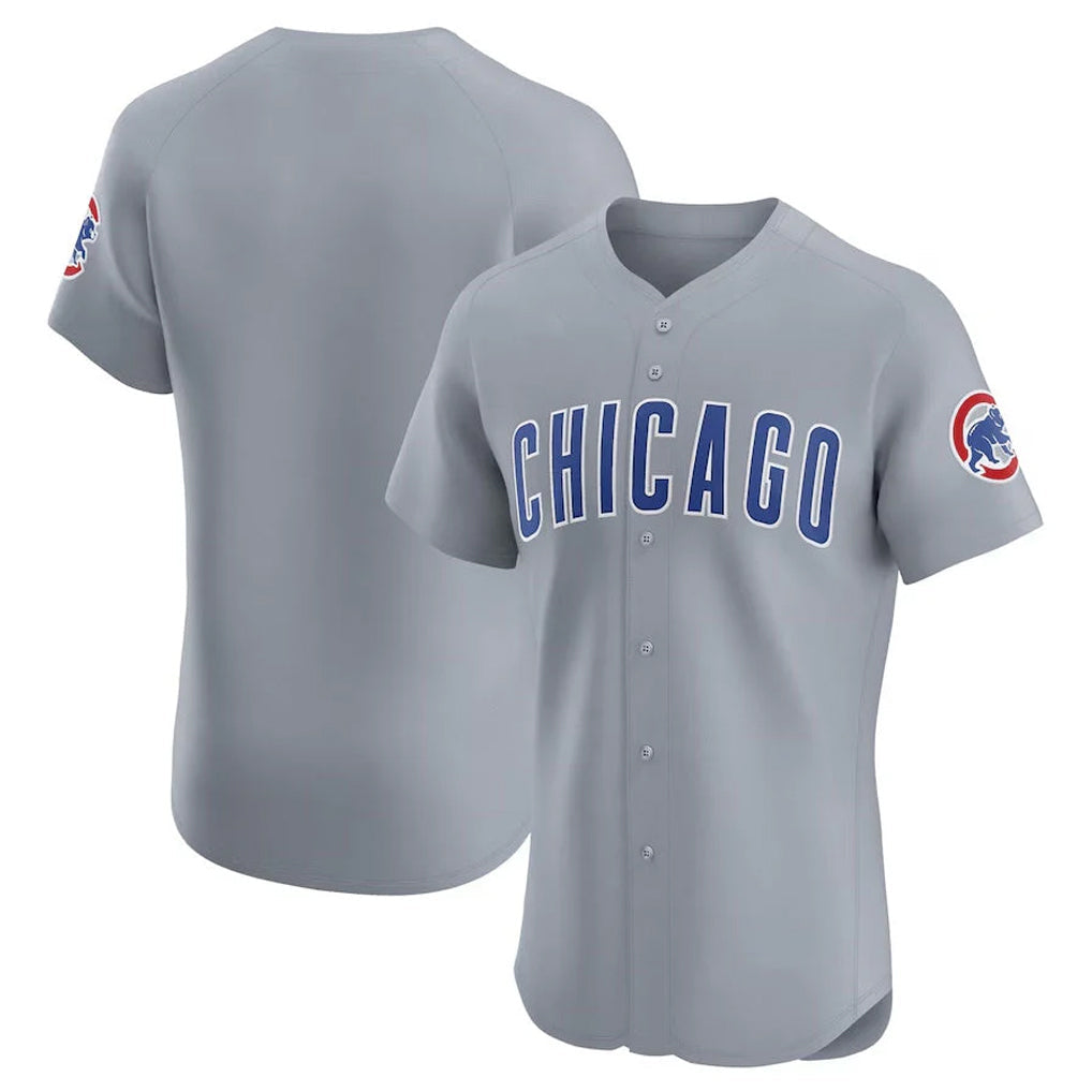 Kdoa C.Cubs Gray Road Limited Elite Home Game Blank Player Stitched Jerseys