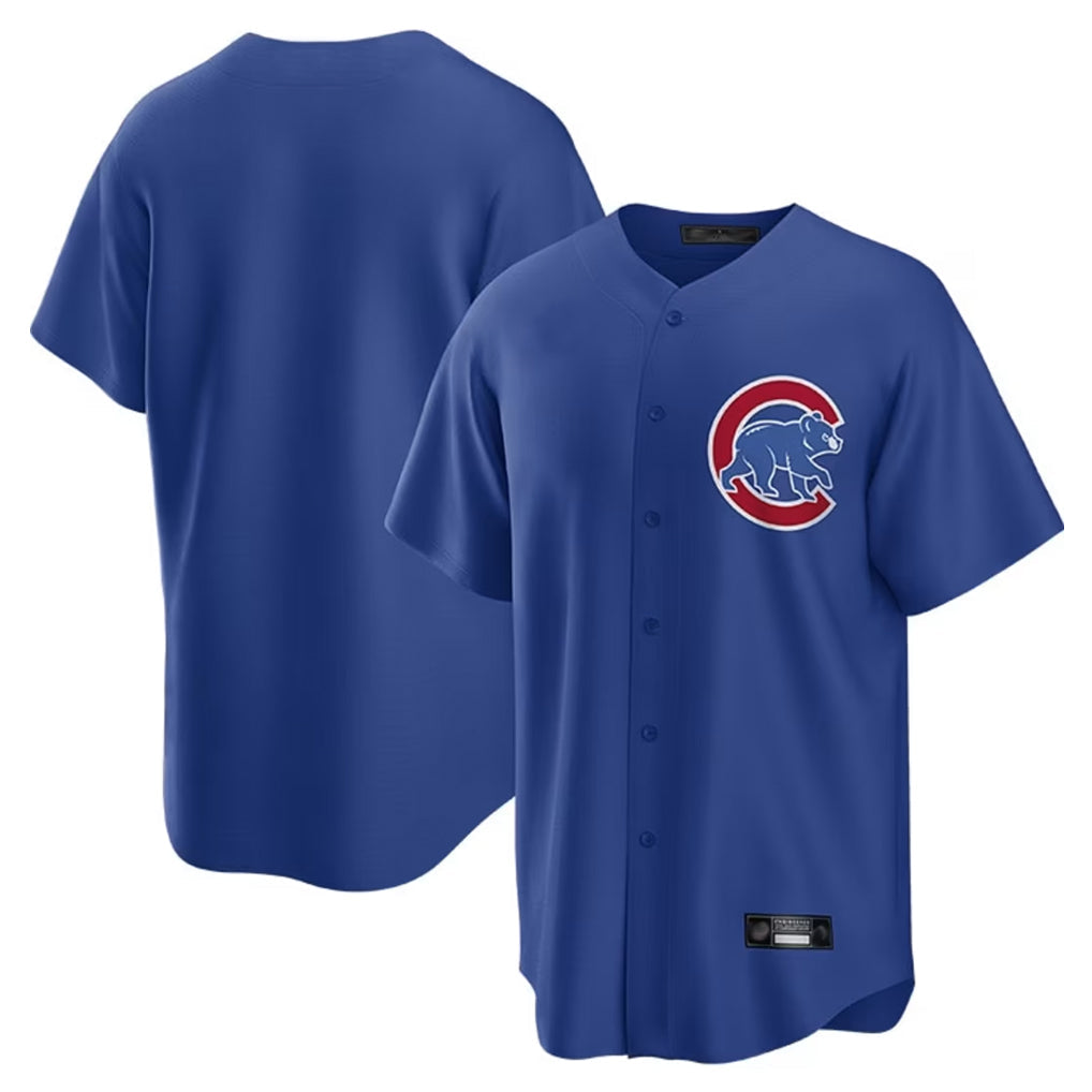 Kdoa C.Cubs Royal Home Game Blank Player Stitched Jerseys