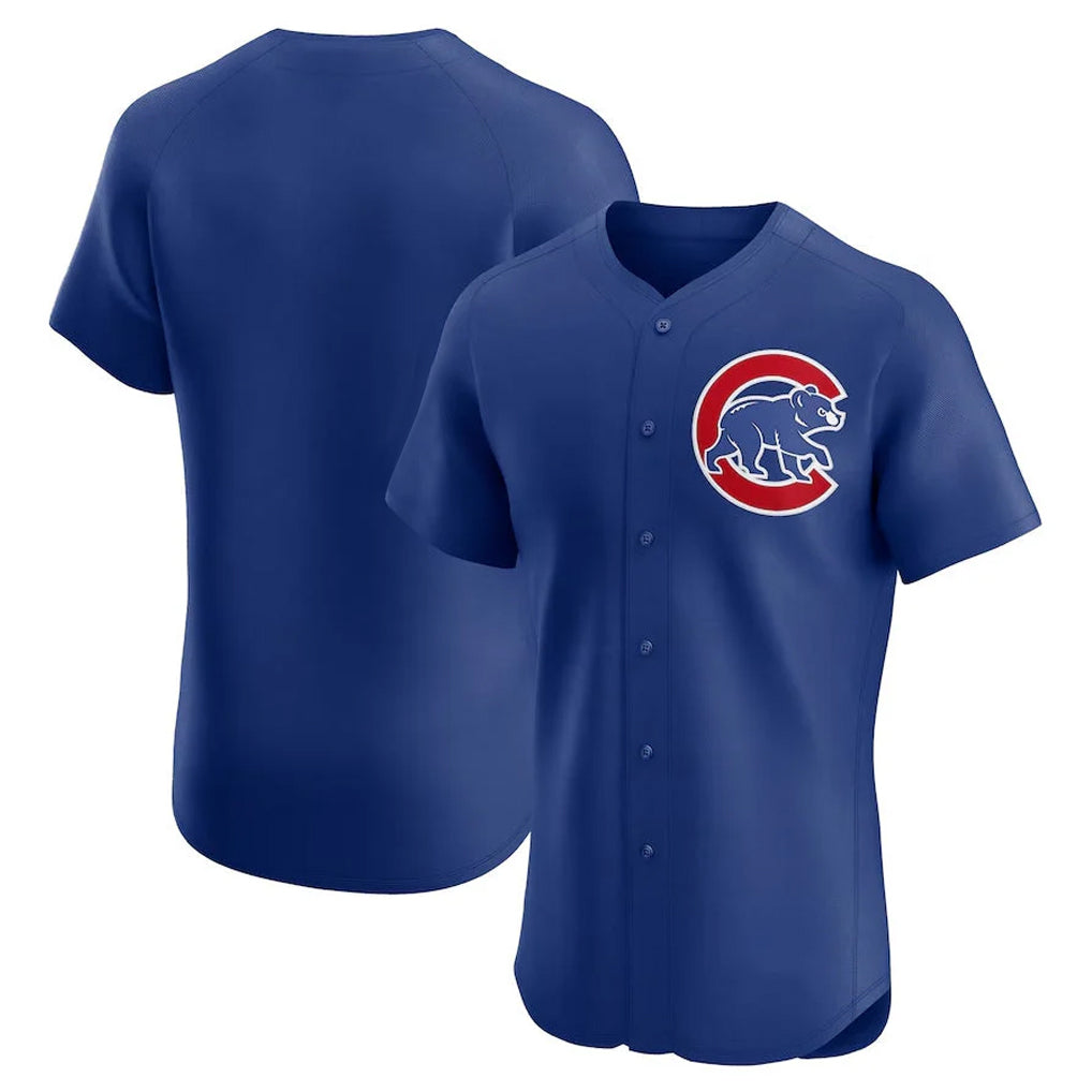 Kdoa C.Cubs Royal Limited Elite Home Game Blank Player Stitched Jerseys