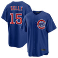 Kdoa C.Cubs #15 Carson Kelly Player Royal Home Game Stitched Jerseys