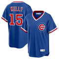 Kdoa C.Cubs #15 Carson Kelly Player Royal T-shirt Cooperstown Collection Limited Stitched Jerseys