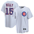 Kdoa C.Cubs #15 Carson Kelly Player White Limited Home Game Stitched Jerseys