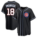 Kdoa C.Cubs #18 Shota Imanaga Player Black Fashion Out Game Stitched Jerseys