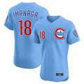 Kdoa C.Cubs #18 Shota Imanaga Player Light Blue Limited Elite Home Stitched Jerseys