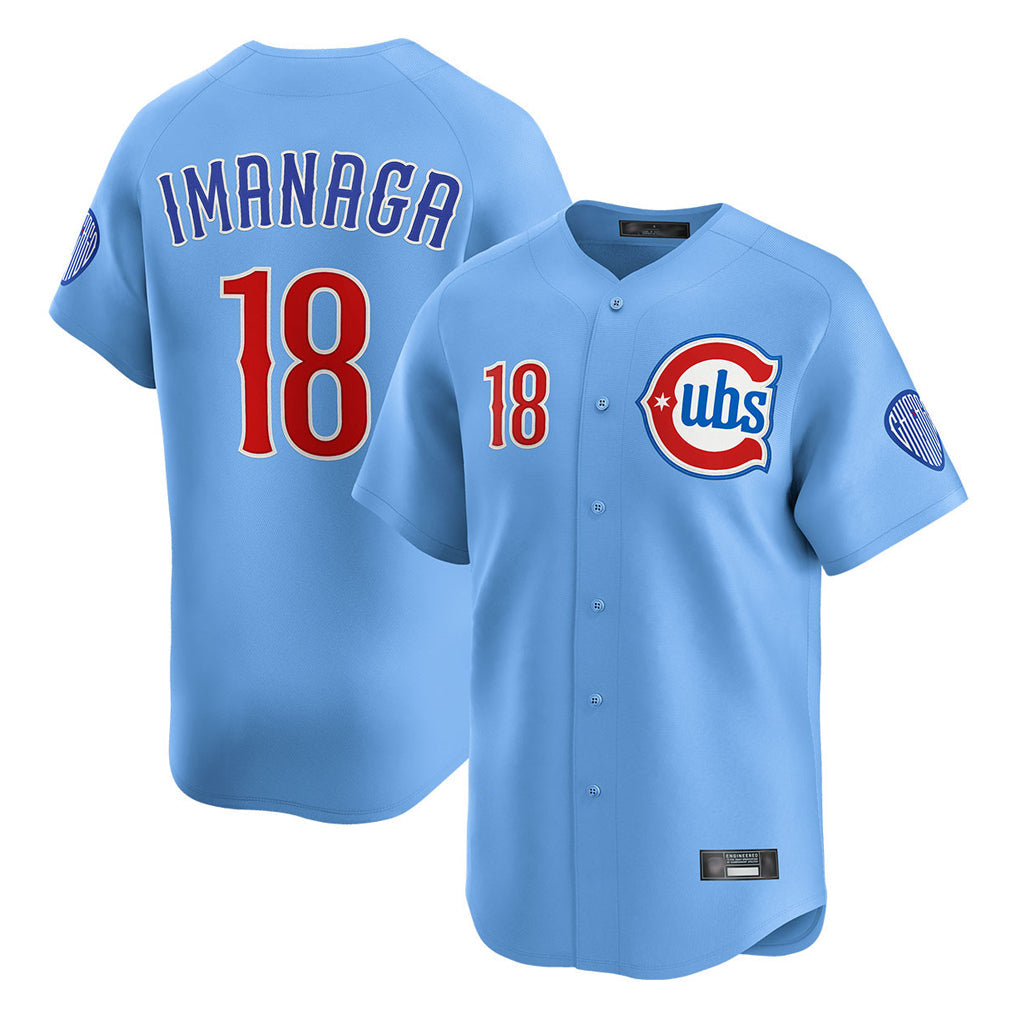 Kdoa C.Cubs #18 Shota Imanaga Player Light Blue Limited Home Stitched Jerseys