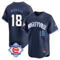 Kdoa C.Cubs #18 Shota Imanaga Player Navy City Connect 150th Anniversary Limited Home Stitched Jerseys