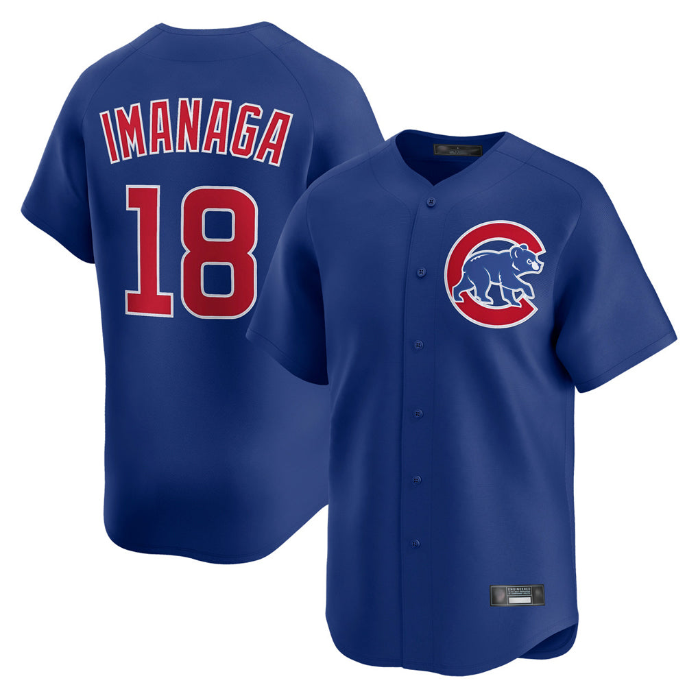 Kdoa C.Cubs #18 Shota Imanaga Player Royal Limited Home Stitched Jerseys