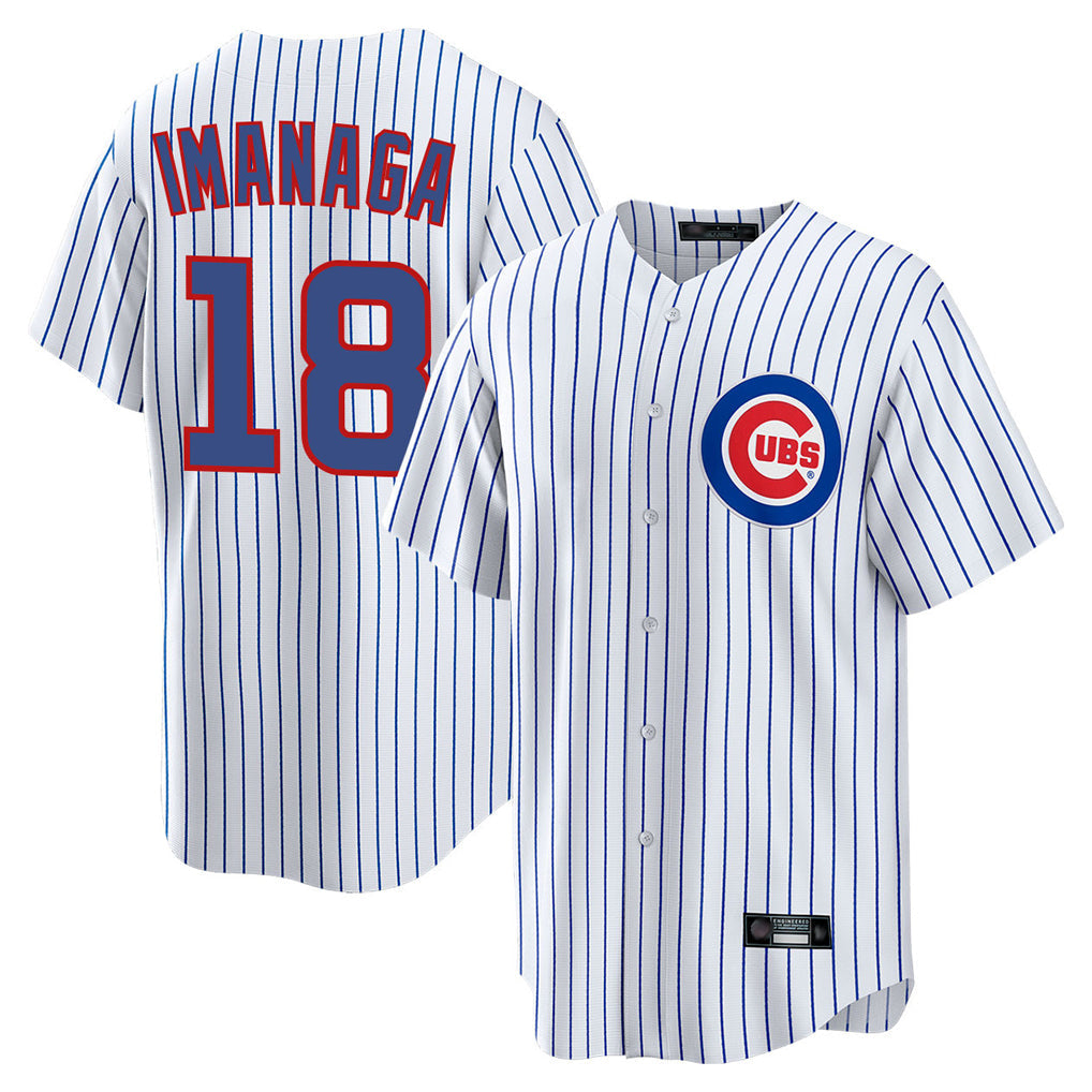 Kdoa C.Cubs #18 Shota Imanaga Player White Game Home Stitched Jerseys