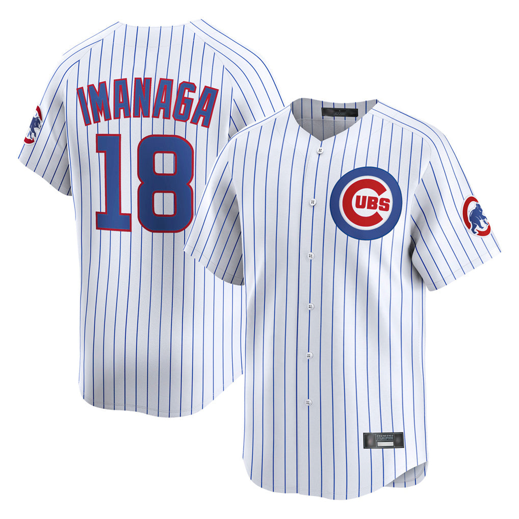 Kdoa C.Cubs #18 Shota Imanaga Player White Limited Home Game Stitched Jerseys