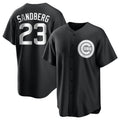 Kdoa C.Cubs #23 Ryne Sandberg Player Black Game Stitched Jerseys