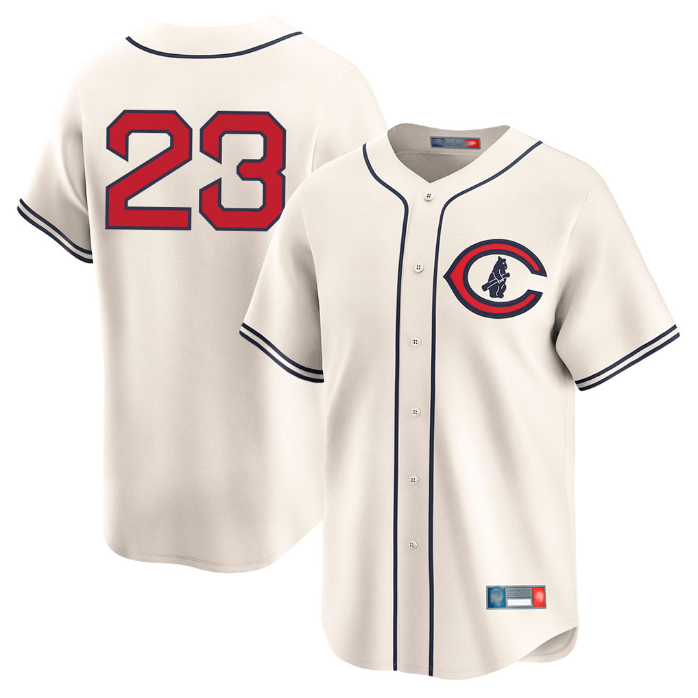 Kdoa C.Cubs #23 Ryne Sandberg Player Cream Field of Dreams Limited Home Game Stitched Jerseys