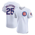 Kdoa C.Cubs #25 Mois¡§|s Ballesteros Player White Limited Elite Home Game Stitched Jerseys