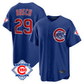 Kdoa C.Cubs #29 Michael Busch Player Royal 150th Anniversary Home Game Stitched Jerseys