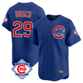 Kdoa C.Cubs #29 Michael Busch Player Royal 150th Anniversary Limited Home Stitched Jerseys