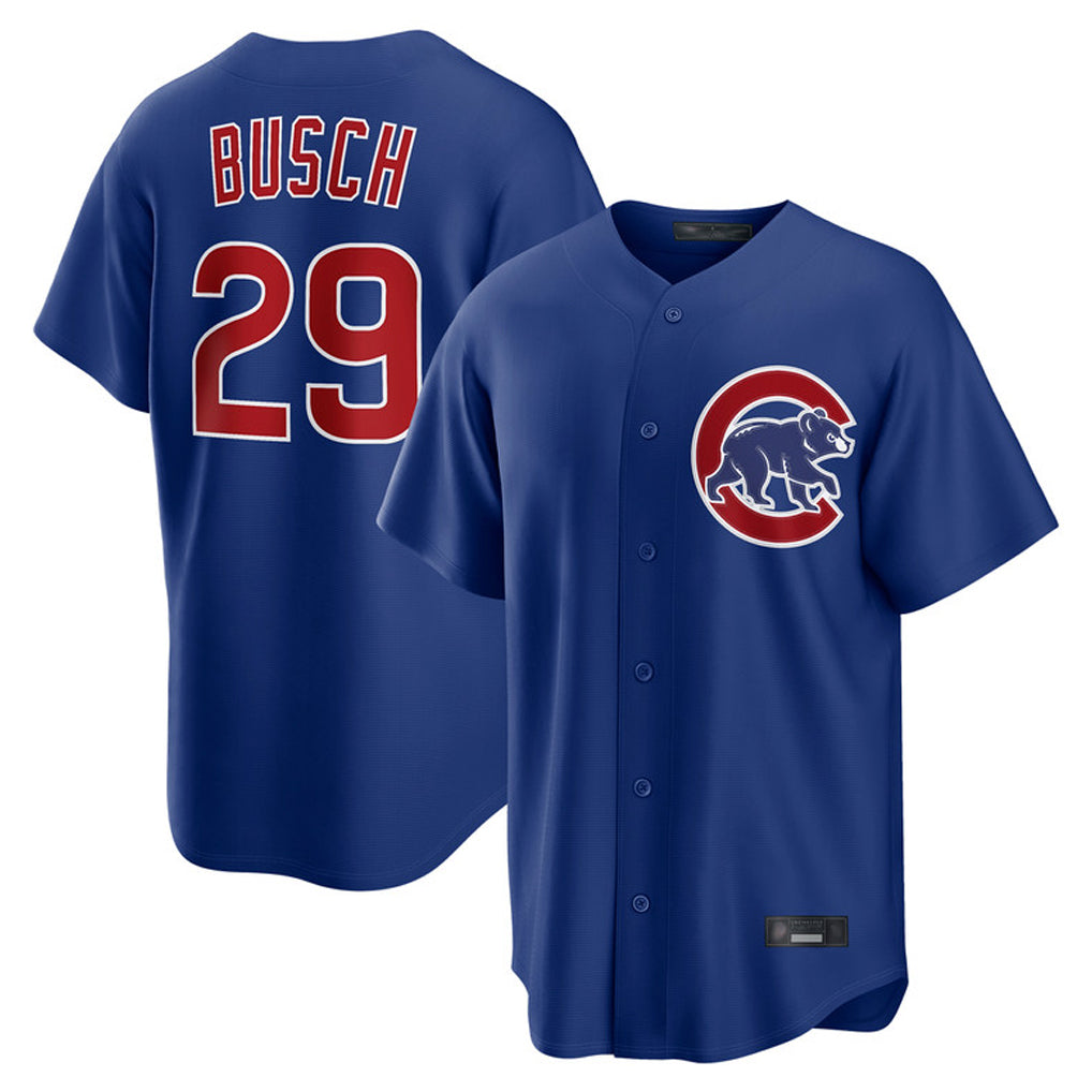 Kdoa C.Cubs #29 Michael Busch Player Royal Home Game Stitched Jerseys
