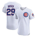 Kdoa C.Cubs #29 Michael Busch Player White Limited Elite Home Game Stitched Jerseys