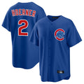 Kdoa C.Cubs #2 Nico Hoerner Player Royal Home Game Stitched Jerseys