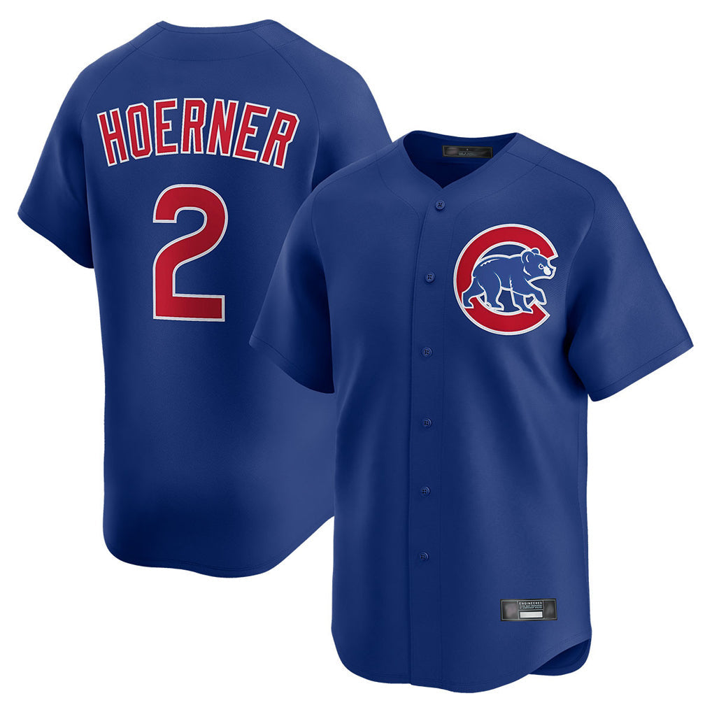 Kdoa C.Cubs #2 Nico Hoerner Player Royal Limited Home Stitched Jerseys