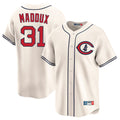 Kdoa C.Cubs #31 Greg Maddux Player Cream Field of Dreams Limited Home Game Stitched Jerseys