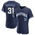 Kdoa C.Cubs #31 Greg Maddux Player Navy City Connect Limited Elite Home Stitched Jerseys