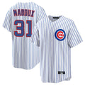 Kdoa C.Cubs #31 Greg Maddux Player White Game Home Stitched Jerseys