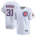 Kdoa C.Cubs #31 Greg Maddux Player White Limited Home Game Stitched Jerseys