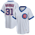 Kdoa C.Cubs #31 Greg Maddux Player White T-shirt Cooperstown Collection Limited Stitched Jerseys