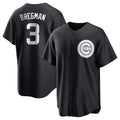 Kdoa C.Cubs #3 Alex Bregman Black Game Stitched Jerseys