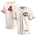 Kdoa C.Cubs #4 Pete Crow-Armstrong Player Cream Field of Dreams Limited Home Game Stitched Jerseys