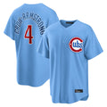 Kdoa C.Cubs #4 Pete Crow-Armstrong Player Light Blue Home Game Stitched Jerseys