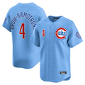 Kdoa C.Cubs #4 Pete Crow-Armstrong Player Light Blue Limited Home Stitched Jerseys