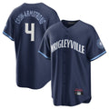 Kdoa C.Cubs #4 Pete Crow-Armstrong Player Navy City Connect Home Game Stitched Jerseys