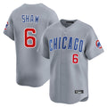 Kdoa C.Cubs #6 Matt Shaw Player Gray Road Limited Home Stitched Jerseys