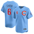 Kdoa C.Cubs #6 Matt Shaw Player Light Blue Limited Home Stitched Jerseys